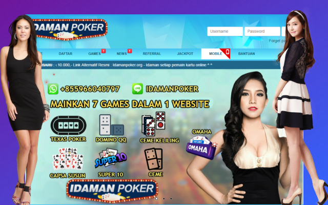 Pokeridaman.biz Agen Situs Judi Poker Online Terpercaya Indonesia
